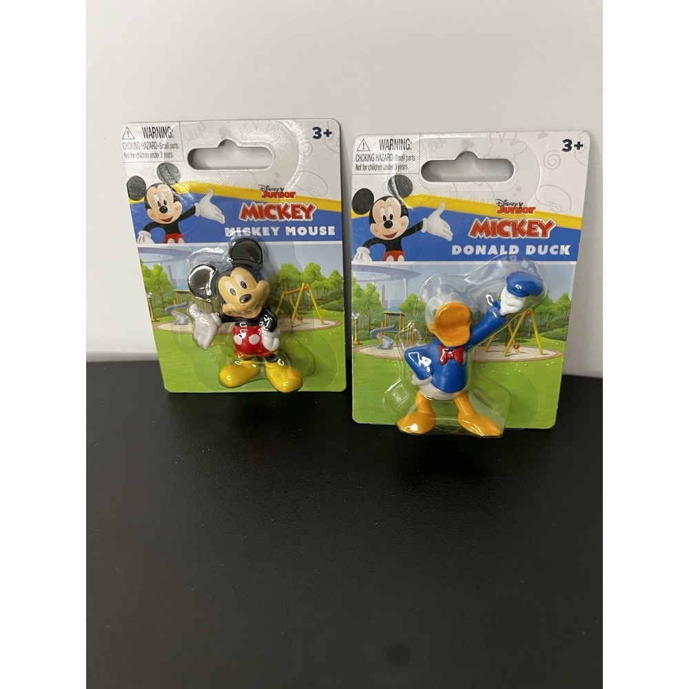 Mickey Mouse & Donald Duck Mini Figures NEW Sealed